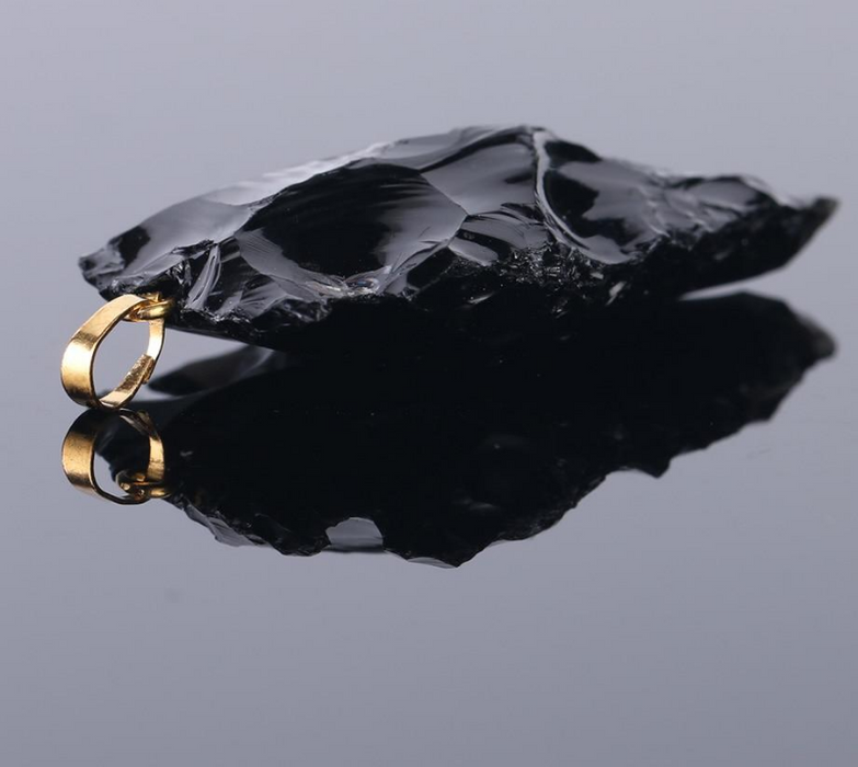 Black Obsidian Healing Charms Pendant - eBabyZoom