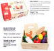 Children Play House Simulation Woody Wooden Wooden Box Magnetic Fruit And Vegetable Slicer Toy - eBabyZoom