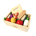 Children Play House Simulation Woody Wooden Wooden Box Magnetic Fruit And Vegetable Slicer Toy - eBabyZoom