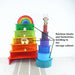 Montessori Semicircle Rainbow Blocks Wooden Toys - eBabyZoom