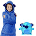 Huggle Pets Hoodie Dinosaur Hooded Sweatshirt Warm Winter Hooded Coats Bathrobe Fleece Pullover For Children For Christmas Gift - eBabyZoom