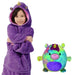 Huggle Pets Hoodie Dinosaur Hooded Sweatshirt Warm Winter Hooded Coats Bathrobe Fleece Pullover For Children For Christmas Gift - eBabyZoom
