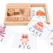 Montessori Words Matching Blocks - eBabyZoom