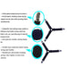 Triangle strip suspender Fastener Grippers  (4 pcs) - eBabyZoom