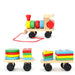Montessori Wooden Train Cognitive Blocks - eBabyZoom