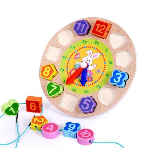 Montessori Animal Lacing Clock - eBabyZoom