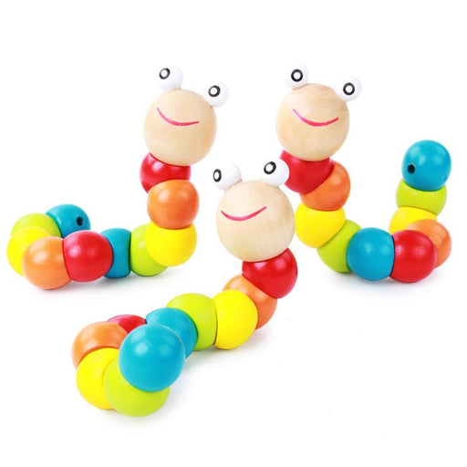 Montessori Baby Color Worm Toy - eBabyZoom