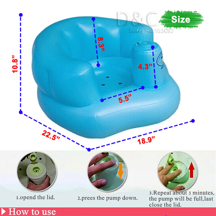 Inflatable Baby Stool - eBabyZoom