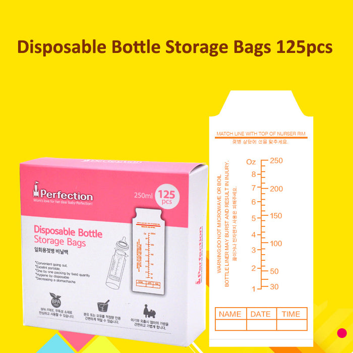 Food Grade Pre-Sterilized Disposable Feeding Bottle with Liners Infant Baby Food Storage Bags Milk Powder Feeding For Travelling - eBabyZoom