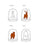 Four Seasons Plant Spice Jar 4 pcs/set Creative Animals Seasoning Bottle Salt Sugar Pepper Shaker Cooking Tools Kitchen Supplies - eBabyZoom