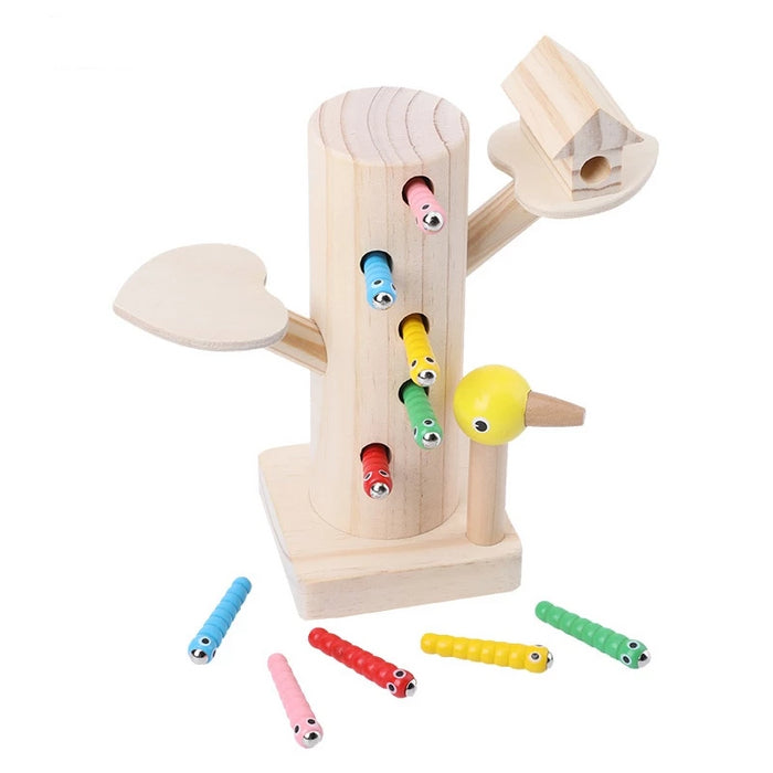 Montessori magnetic Insects catching Tree - eBabyZoom