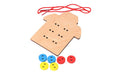 Montessori Learn To Wear Clothes Lacing Board - eBabyZoom
