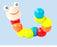 Baby Colored Worm Toy - eBabyZoom