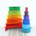 Montessori Semicircle Rainbow Blocks Wooden Toys - eBabyZoom