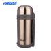 Haers 1200ml Wide Mouth Thermos With Hand Grip Vacuum Bottle Double Stainless Steel Insulated Thermos HG-1200-1 - eBabyZoom