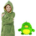 Huggle Pets Hoodie Dinosaur Hooded Sweatshirt Warm Winter Hooded Coats Bathrobe Fleece Pullover For Children For Christmas Gift - eBabyZoom