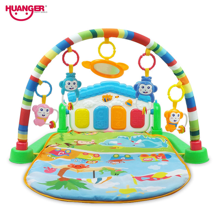 Baby 3 in 1 Play Crawling Fitness Music Mat with Keyboard - eBabyZoom