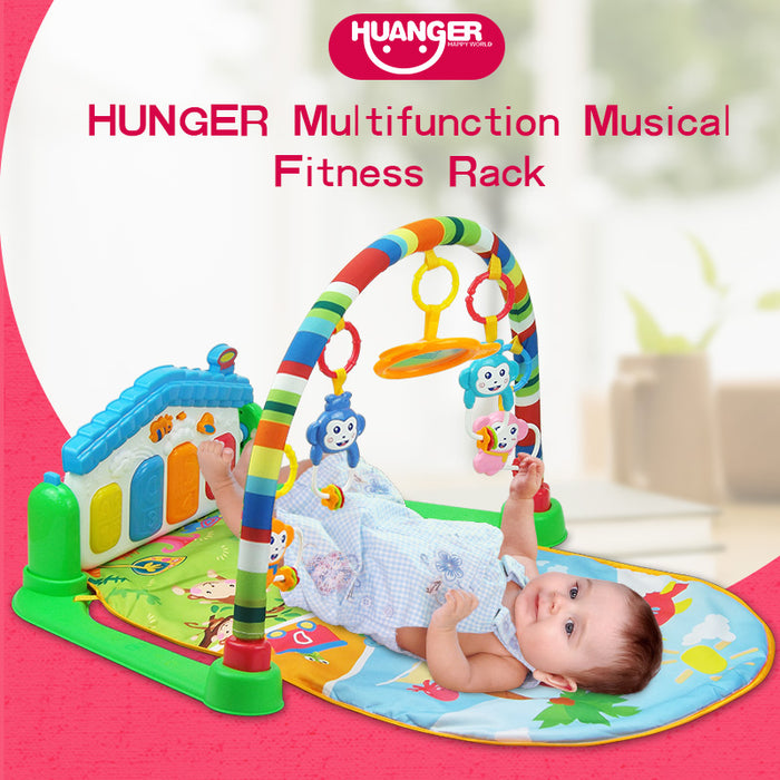 Baby 3 in 1 Play Crawling Fitness Music Mat with Keyboard - eBabyZoom
