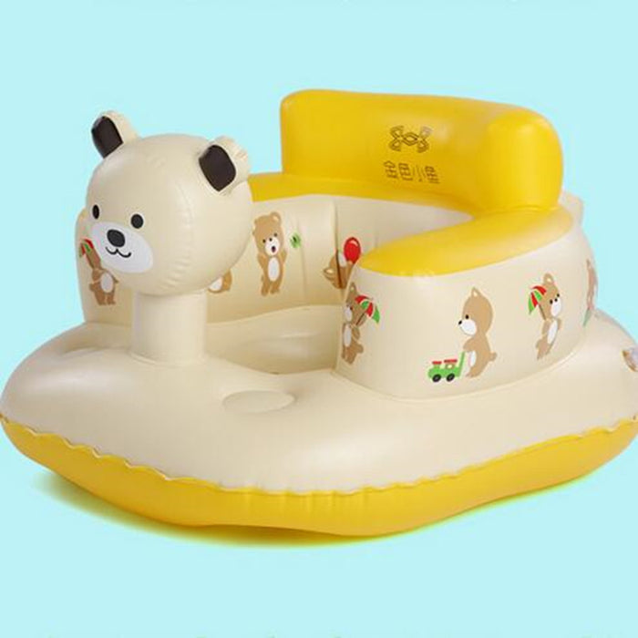 Inflatable Baby Kid Children Bathroom Stools Panda Baby Learn Sofa Chair Seat Small Inflatable Portable Baby Chair Suit 3M-24M - eBabyZoom