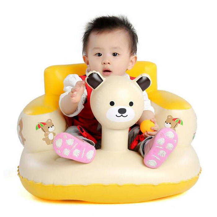 Inflatable Baby Kid Children Bathroom Stools Panda Baby Learn Sofa Chair Seat Small Inflatable Portable Baby Chair Suit 3M-24M - eBabyZoom
