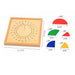 Montessori Math Fractional Plate Circumference Ratio - eBabyZoom