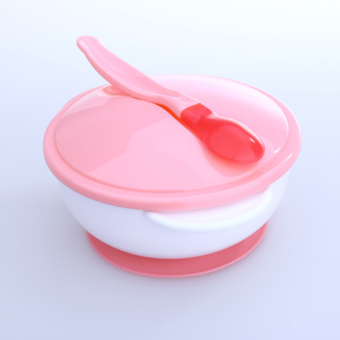 Kids Infants Children's Dish Feeding Baby Bowl Training Spoon Suction Cup Bowl Tableware Food Container Feeder Set Baby Dishes - eBabyZoom