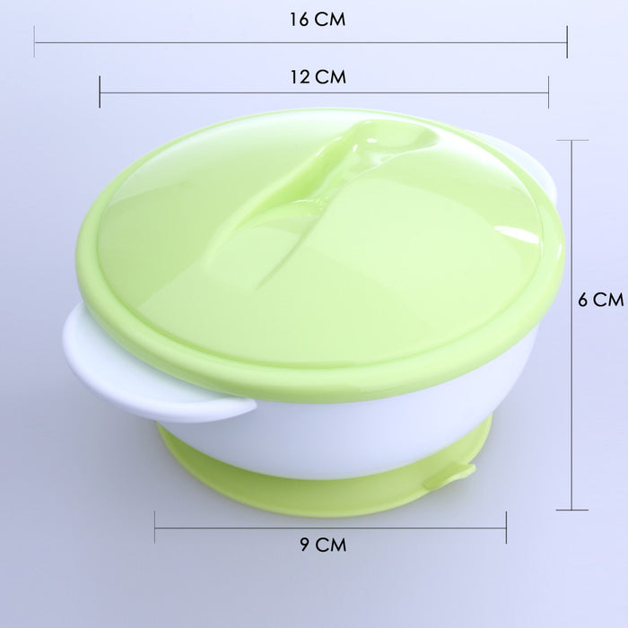 Kids Infants Children's Dish Feeding Baby Bowl Training Spoon Suction Cup Bowl Tableware Food Container Feeder Set Baby Dishes - eBabyZoom