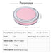 LED Makeup Mirror with Light Bulb Touch Sensor Vanity light Portable 1X 3X Magnify USB Rechargeable Backlight Lamp on Mirror - eBabyZoom