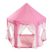 Pink Princess Castle Cute Playhouse - eBabyZoom