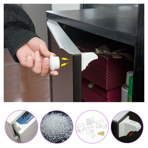 Childproof Magnetic Cabinet Locks - eBabyZoom