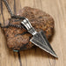 Oxidised Spirit Tribal Spearhead Necklace - eBabyZoom