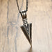Oxidised Spirit Tribal Spearhead Necklace - eBabyZoom