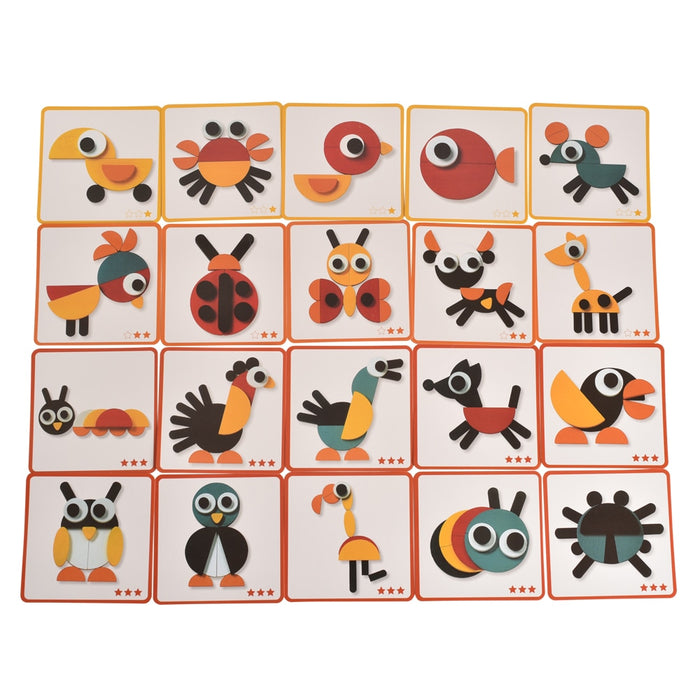 Montessori Jigsaw Puzzles - 20 Idea Cards - eBabyZoom