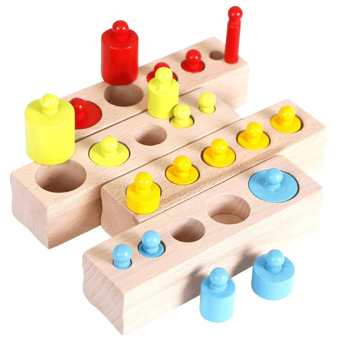 Montessori Colorful Socket Cylinder Block - eBabyZoom