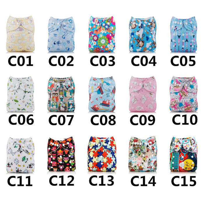 [Mumsbest] Baby One Size Adjustable Cloth Diapers Cover Reusable washable waterproof & breathable Nappy Cover - eBabyZoom