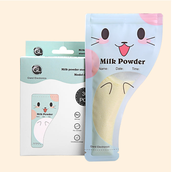 New 30Pcs/Pack Traveling Portable Cute Baby Milk Powder Storage Bags Food Storage Milkpowder Feeding Pack Separate Bag Dispenser - eBabyZoom