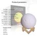 New 880ML Air Humidifier 3D Moon Lamp light Diffuser Aroma Essential Oil USB Ultrasonic Humidificador Night Cool Mist Purifier - eBabyZoom