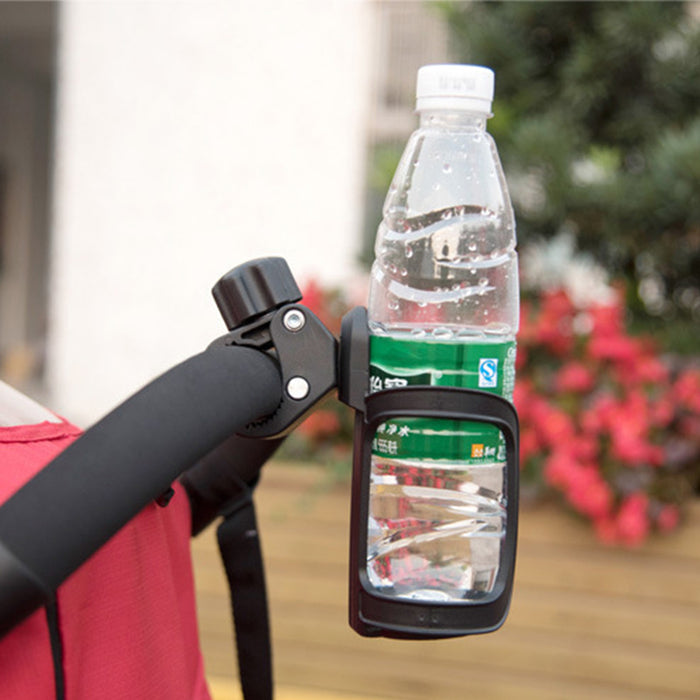 New Baby Stroller Cup Holder Rack Bottle Universal 360 Rotatable Cup Holder for Pram Stroller Carrying Case Milk Bottle Cart - eBabyZoom