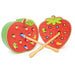 Montessori Magnetic Strawberry worm - eBabyZoom