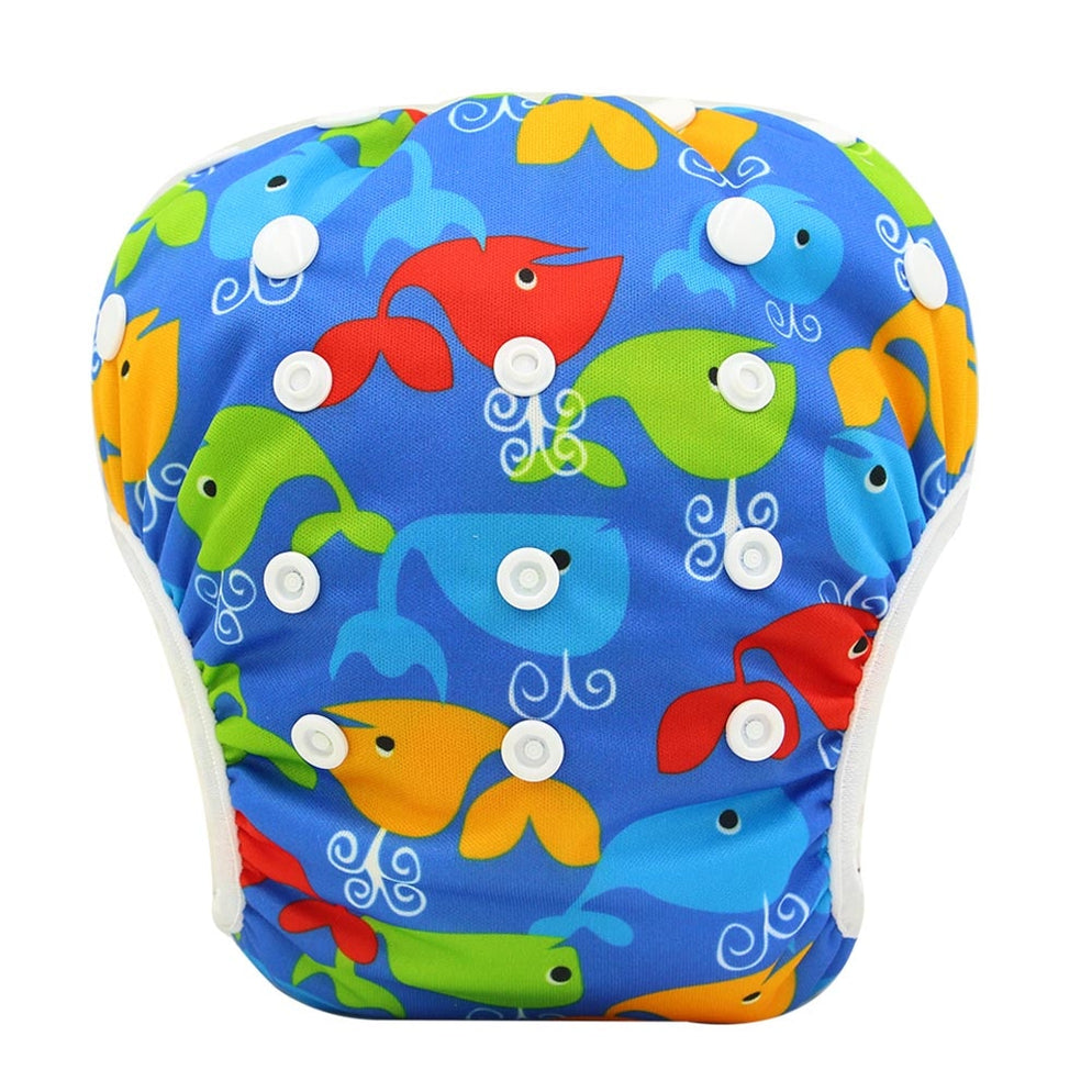 Ohbabyka Baby Swim Diaper Waterproof Adjustable Cloth Diapers Pool Pan