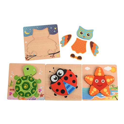 Montessori Animals Chunky Jigsaw Puzzles - eBabyZoom