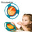 Practical 360 rotate design baby tableware spill-proof kids dishes bowl food container kids dinner plate for learning eatting - eBabyZoom