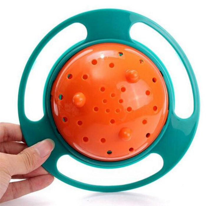 Practical 360 rotate design baby tableware spill-proof kids dishes bowl food container kids dinner plate for learning eatting - eBabyZoom