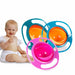 Practical 360 rotate design baby tableware spill-proof kids dishes bowl food container kids dinner plate for learning eatting - eBabyZoom