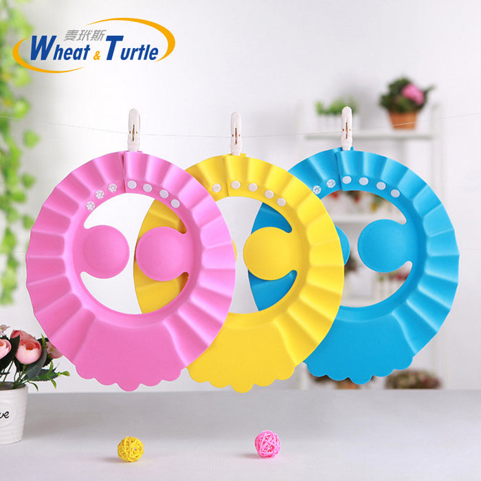 Shampoo Cap Durable Baby Bath Visor Hat Adjustable Baby Shower Protect Eye Water-proof  Splashguard Hair Wash Shield For Infant - eBabyZoom