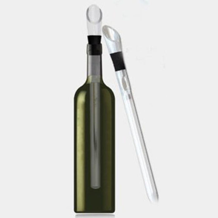 Stainless Steel Ice Wine Chiller Stick With Wine Pourer Wine Cooling Stick Cooler Beer Beverage Frozen Stick Ice Cooler Bar Tool - eBabyZoom