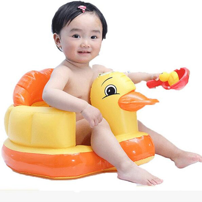 Sunny ju Baby Inflatable Chair Children's Feeding Portable Folding Sofa Infant Game Puff Dining Bath Chair Plastic Sofa Stools - eBabyZoom