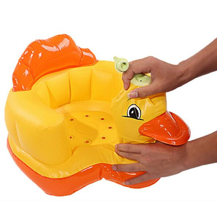 Sunny ju Baby Inflatable Chair Children's Feeding Portable Folding Sofa Infant Game Puff Dining Bath Chair Plastic Sofa Stools - eBabyZoom