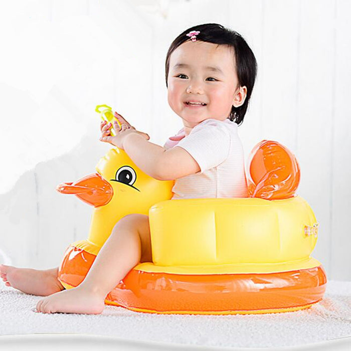 Sunny ju Baby Inflatable Chair Children's Feeding Portable Folding Sofa Infant Game Puff Dining Bath Chair Plastic Sofa Stools - eBabyZoom