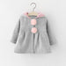 Toddler Rabbit Ear Hoodie Casual Outerwear - eBabyZoom